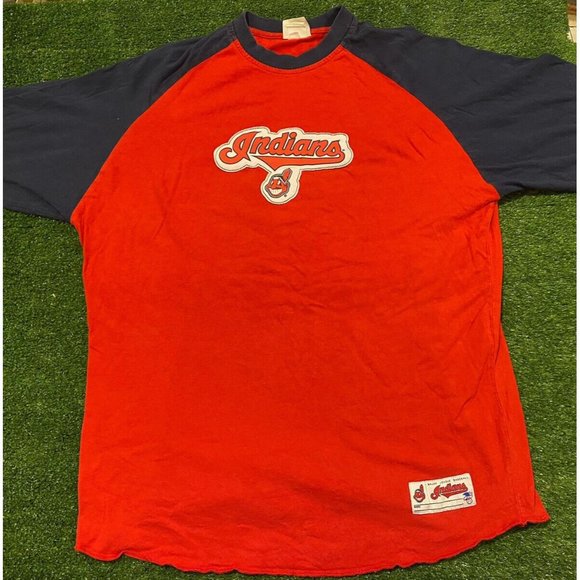 Vintage Retro Y2K Lee Sport Cleveland Indians Chief Wahoo t-shirt XL MLB - Picture 2 of 10